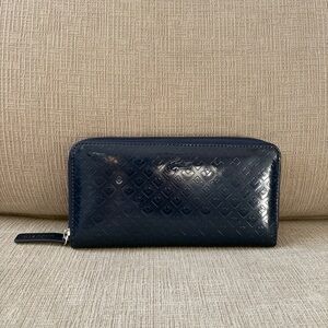 Lacoste blue zip up bi-fold wallet Excellent Condition